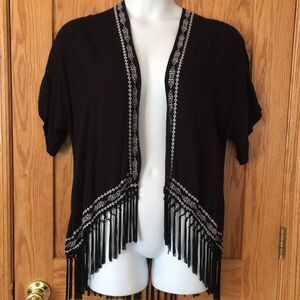 5/$20 — Japna Boho Fringe Cardigan